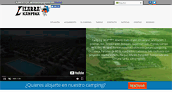 Desktop Screenshot of campinglizarra.com